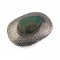 Round Rectangle Natural Turquoise Stone Sterling Silver Belt Buckle Handmade 2.5
