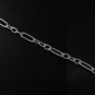 7" 6mm Oval Link Cable Chain 925 Sterling Silver Bracelet Men's Toggle Polish