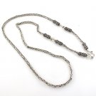 3mm Bali Byzantine 925 Sterling Silver Chain Amulet Necklace Buddha Thai Men's