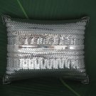 6"x5.5" Basket Weave Woven 925 Sterling Silver Bag Evening Clutch Handmade