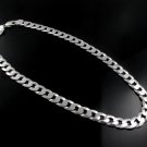 11mm Curb Cuban Link Chain Men's 925 Sterling Silver Necklace