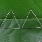 Geometric Cone Teardrop Star Triangle Hexagon 925 Sterling Silver Hoop Earrings