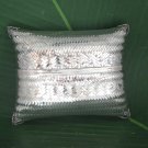 4.75"x4" Basket Weave Woven 925 Sterling Silver Bag Evening Clutch Handmade