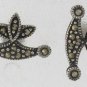 Crown Marcasite 925 Sterling Silver Stud Earrings
