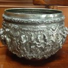 1210g Thai Siam Life 925 Sterling Silver Handmade Home Décor