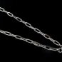 5mm Square Chain Link Chain Shiny 925 Sterling Silver Necklace