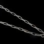 5mm Square Chain Link Chain Shiny 925 Sterling Silver Necklace