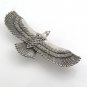 Eagle Bird Wing Fly Elegant 925 Sterling Silver Pendant Black Oxidized
