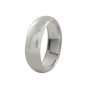Round Plain 6mm Wedding Solid 925 Sterling Silver Band Ring Engagement