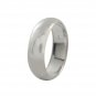 Round Plain 6mm Wedding Solid 925 Sterling Silver Band Ring Engagement