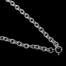 4.5mm Cable Oval Link Chain Shiny 925 Sterling Silver Necklace Polish