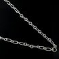 4mm Circle Oval Chain Link Chain Shiny 925 Sterling Silver Necklace