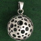 Circle Bubble Comet Ball 925 Sterling Silver Dangle Pendant