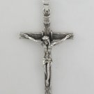 Jesus Christ God Crucifix Cross 925 Sterling Silver Pendant Black Oxidized Men's