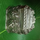 352g Angel Engrave 925 Sterling Silver Box Home Décor Antique Vintage Repousse