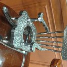 Chair Engraved Carve Sterling Silver Wine Bottle Holder Antique