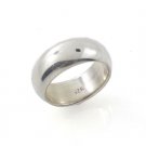 Round Plain 8mm Band Wedding Ring 925 Solid Sterling Silver Polish