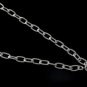 4.5mm Oval Cable Chain Link Shiny 925 Sterling Silver Necklace Polish