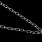 4.5mm Oval Cable Chain Link Shiny 925 Sterling Silver Necklace Polish