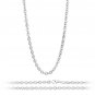 4.5mm Flat Rolo Link Circle Chain 925 Sterling Silver Necklace