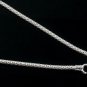 2.5mm Corn Cluster Popcorn Bead 925 Sterling Silver Chain Necklace White