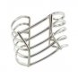 6.5" Multi Wavy Wire Line 925 Sterling Silver Cuff Bracelet Plain Polish