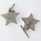Star Shiny 925 Sterling Silver Men's Cuff links Chain Gift Polish Plain