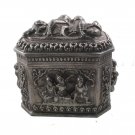 Repousse Ramayana Angel Antique Engrave Handmade 925 Sterling Silver Home Décor