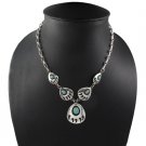 16" Bear Paw Track Pendant Chain 925 Sterling Silver Necklace Tribal