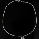 10" Twin Stars Charm 925 Sterling Silver Chain Anklet Bracelet