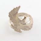Flying Eagle Bird Tribal 925 Sterling Silver Ring
