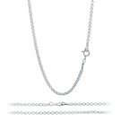 3mm Double Rolo Circle Round Chain 925 Sterling SilverNecklace