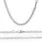 3mm Double Rolo Circle Round Chain 925 Sterling SilverNecklace