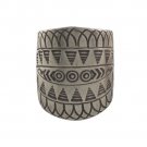 Karen Hill Tribe Triangle Tribal Band Stamp 925 Sterling Silver Ring Handmade