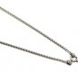 Flat Snake 1.5mm 925 Sterling Silver Chain Necklace Black Oxidized