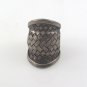 Karen Hill Tribe Braid Weave Thick Dented Band 925 Sterling Silver Free size 8.5