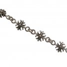 10" Iron Cross Chain 925 Sterling Silver Ankle Bracelet Anklet