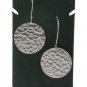 Flat Circle Round Hammered 925 Sterling Silver Earrings Karen Hill Tribe
