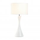 SLEEK MODERN WHITE TABLE LAMP