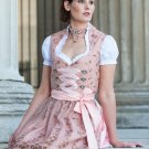 New Bavarian Ladies Dirndl Dress Traditional wear In Pink Color