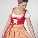 3 Piece Embroidered German Bavarian Trachten Dirndl Dress