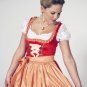 3 Piece Embroidered German Bavarian Trachten Dirndl Dress