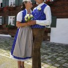 New Pair Dirndl Dress For German Festival Party