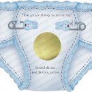 Die Cut Baby Shower Game Scratch Off Diapers (ccdiaperscratchoff103)