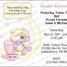 Personalized Baby Shower Invitations (babygirl2240)