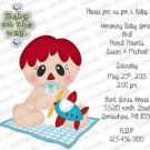 Personalized Baby Shower Invitations (babyboy1205)