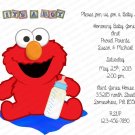 Personalized Flat Baby Shower Invitations (babyboy 1183)