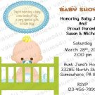 Personalized Baby Shower Invitation (babyboy1238)