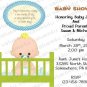 Personalized Baby Shower Invitation (babyboy1238)