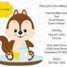 Personalized Baby Shower Invitation (babyboy1240)